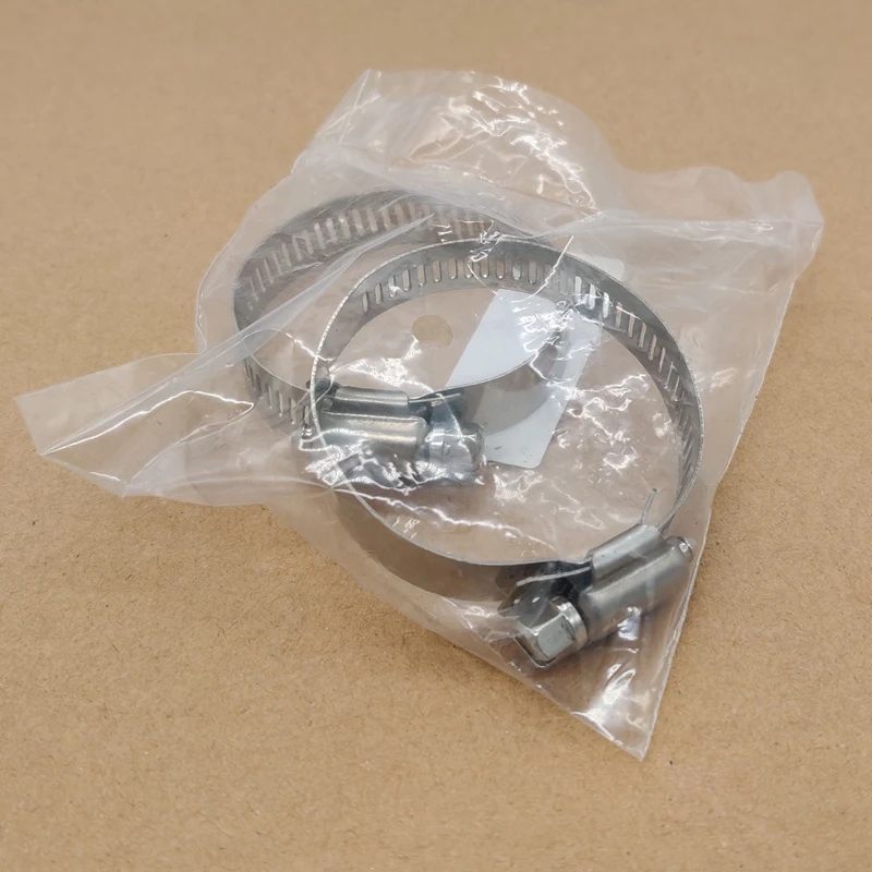 

Adjustable Stainless Steel Duct Clamps Air Ducting Clamps Hose Clamps Pipe Clamps Worm Drive Hose Clamps (Pack of 4)