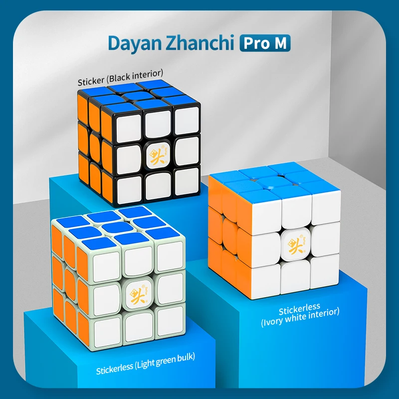 

[Picube]DaYan ZhanChi Pro M Newest 3x3 Magnetic Cube Magic Cubes 3x3x3 Puzzles Speed-cube Educational Toys G