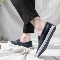 pu mens loafers shoes springautumn 2021 luxury new fashion sneakers lace up slip on leather casual shoes for men sneakers
