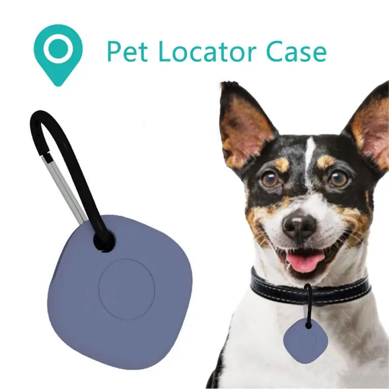 

Silicone Anti-lost Tracker Children Pet Dog Locator Protector Cover For Apple Samsung AirTag Fallproof Dustproof Protective Case