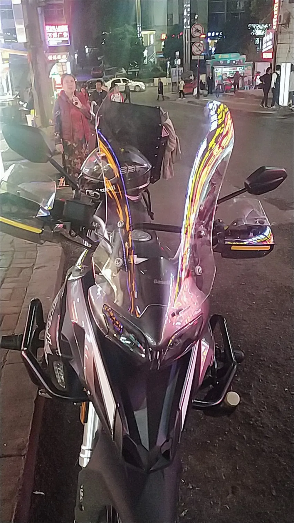 60 см/55 см/50 см мотоциклетные ветровые дефлекторы лобовое стекло для Benelli TRK251 TRK 251