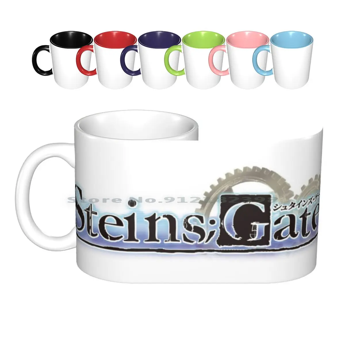 Steins Ворота лучший логотип без чисел на керамических кружках I кофейные чашки