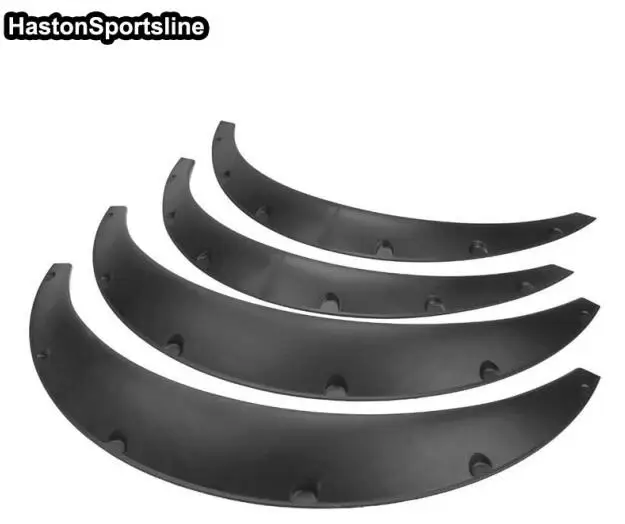4PCS Для Volkswagen Golf Polo Scirocco Passat Универсальный Авто широкий корпус колеса арки щиток крыла протектор вспышки - Цвет: 4PCS