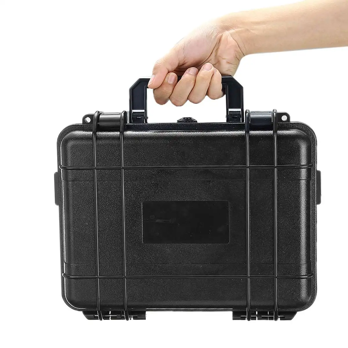

Portable Safety Instrument Tool Box Waterproof Shockproof Storage Toolbox Sealed Tool Case Impact Resistant Suitcase with Foam