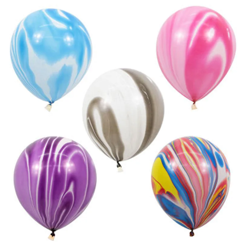 

10 Inch Balloon Accessories Thickened Agate Latex Balloons Birthday Party Supplies Wedding Decoration Holiday Decoration Balloon