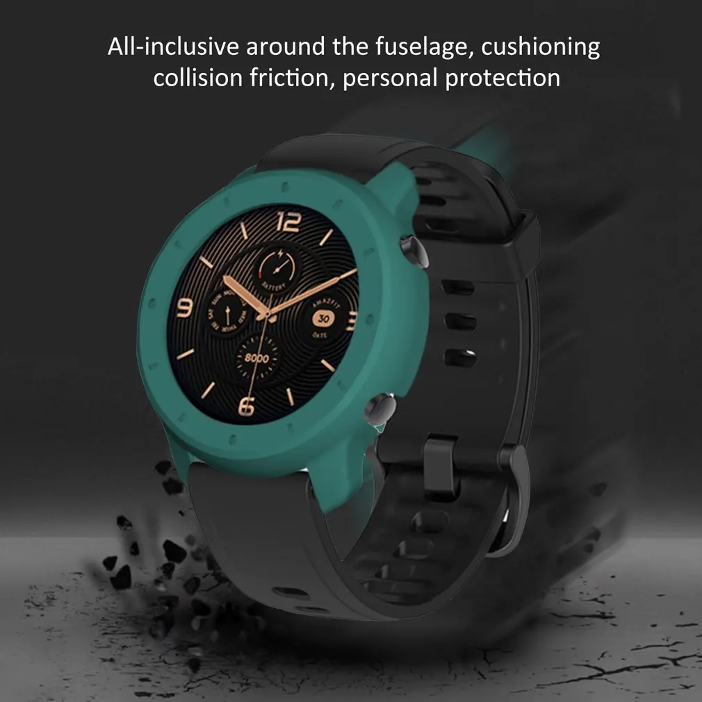 Мягкий взрывозащищенный квадратный защитный чехол для Amazfit Gtr
