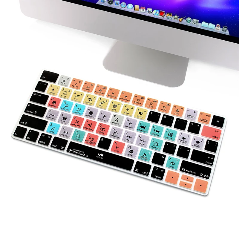 Чехол для клавиатуры HRH Studio One Hot key силиконовая защитная пленка Apple Magic MLA22B/A