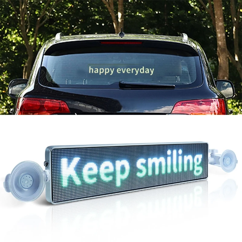 

LED Diy Advertising Screen Car Display Rear Window LED Advertising Display R3MD