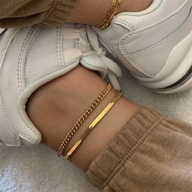 

EN Anklets for Women Foot Accessorie Summer Beach Barefoot Sandals Bracelet Ankle on the Leg Female Ankle Gifts for Women
