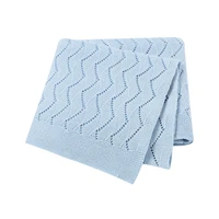 baby blankets knitted newborn infant bebes summer breathable sleeping covers for stroller bed sofa multifunction children quilts