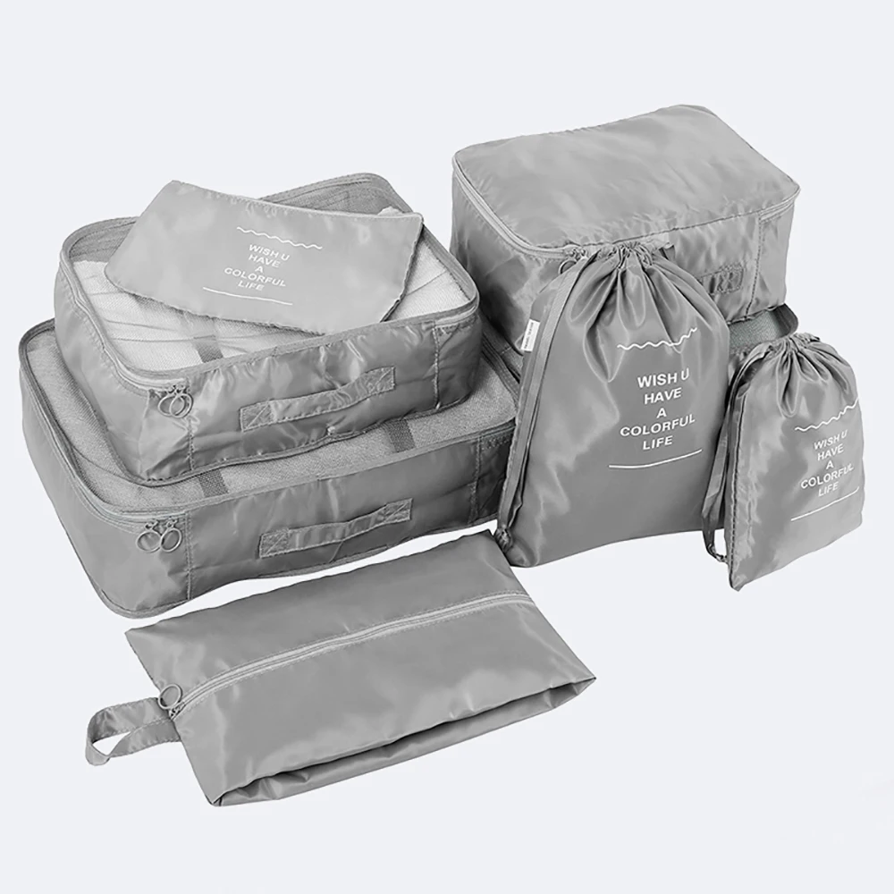 8 шт./компл. для путешествий органайзер хранилище сумочка сумки Портативный