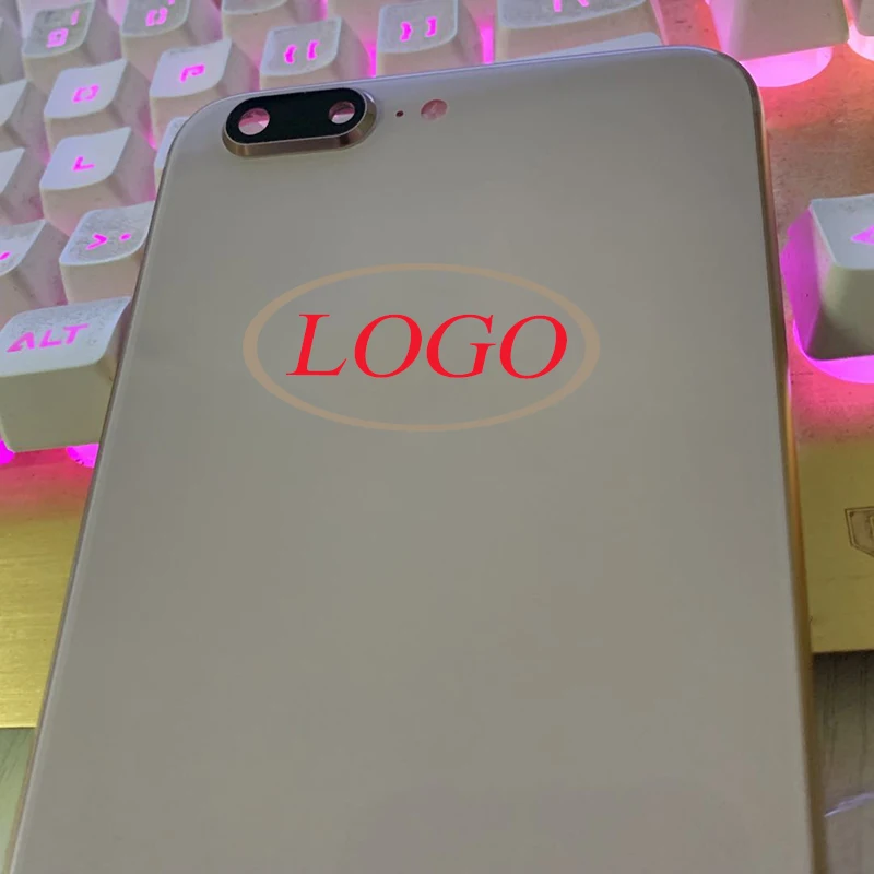 AAA Качество стеклянный корпус задняя крышка для iPhone 6 6s plus как 8 шасси Крышка