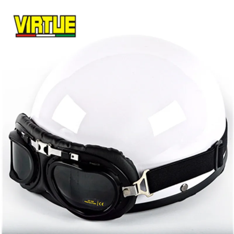 Мотоциклетный шлем VIRTUE для мужчин и женщин Классический Легкий милый с открытым