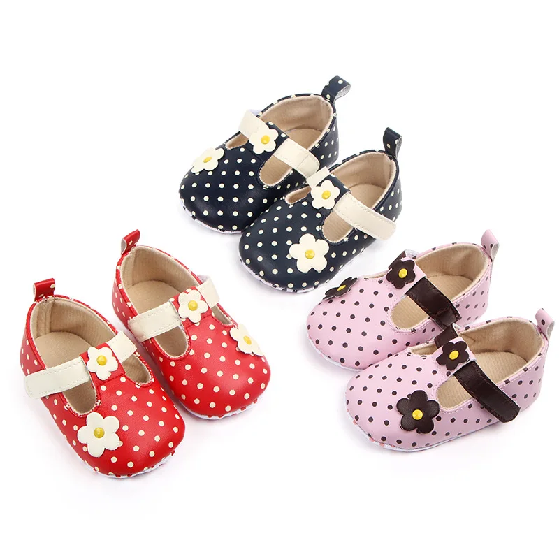 

Baby Girls Shoes Spring Breathable First Walkers 0-18Months Kids Shoes For Newborn Crib Shoes