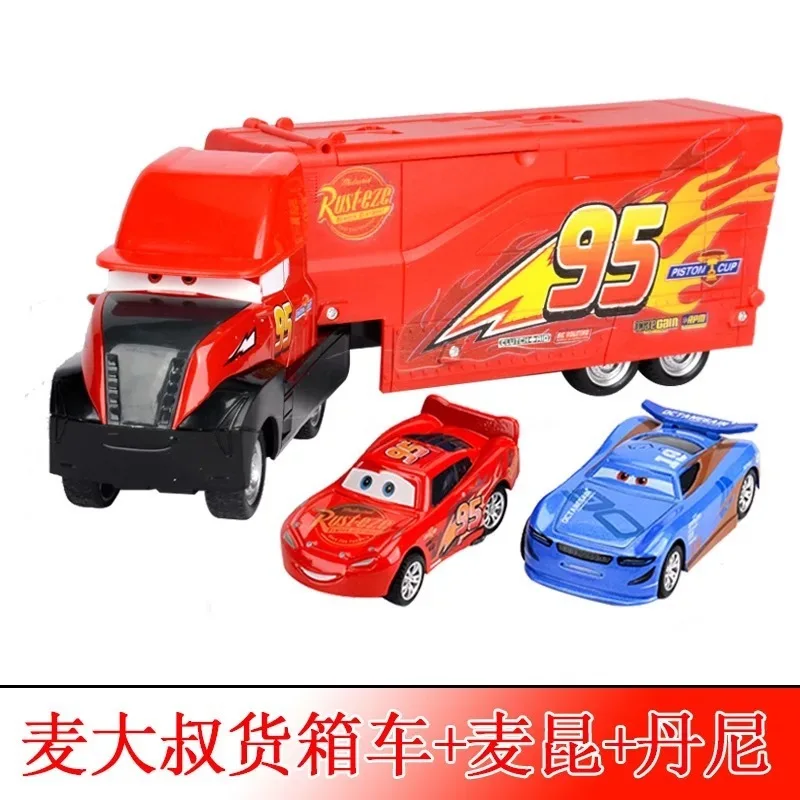 4 Disney Pixar Cars 3 Lightning McQueen Jackson Storm Cruz Mater Mack Uncle Truck 1:55 автомобиль из литого металла модель мальчик подарочный набор игрушка - Цвет: 4