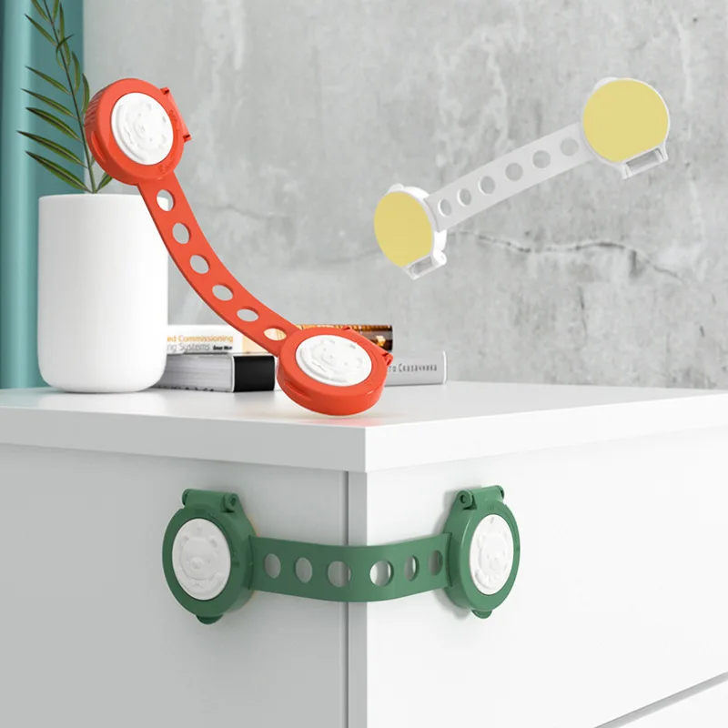 

Baby Safety Protector Children Safety Lock Childproof Cabinet Locking Plastic Lock Protection Of Children Locking Doors Drawers