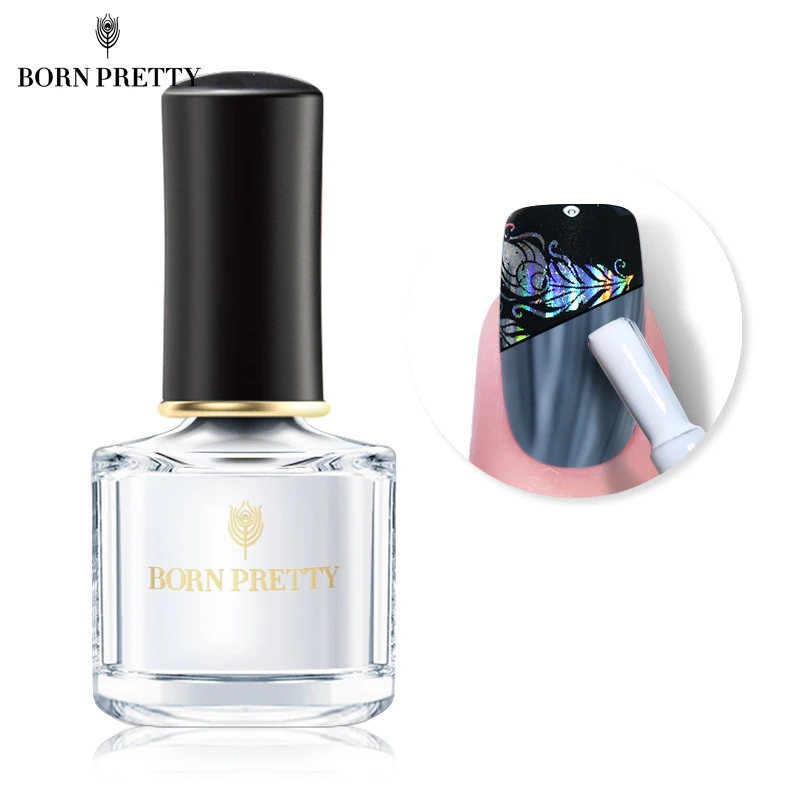 BORN PRETTY клей-фольга для ногтей 6 мл наклейка звездное небо переводной клей для нейл-арта аксессуар нет необходимости отверждения УФ-лампы
