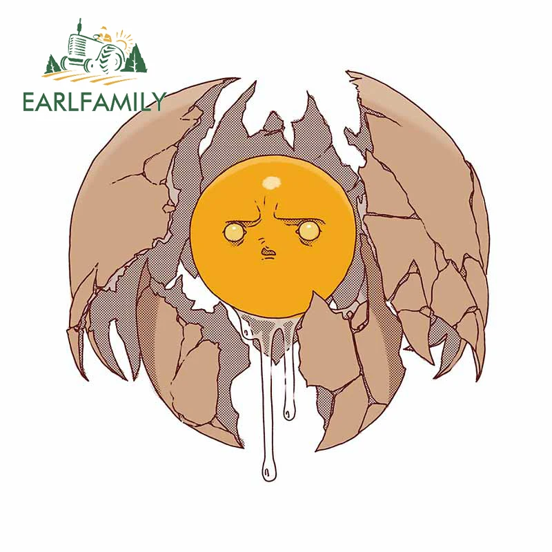 EARLFAMILY 13 см x 12 6 для желтый ужас виниловые наклейки на машину Материал лобовое