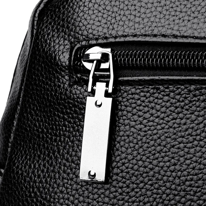 

Women Backpack New 2021 Ladies PU Leather Backbag High Quality Female Large Capacity Shopper Bag Black Durable