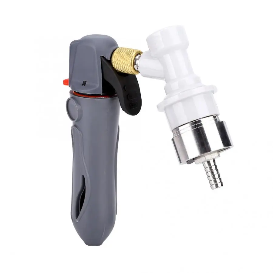 Металлическая Питьевая солома ручной держатель под давлением CO2 набор для