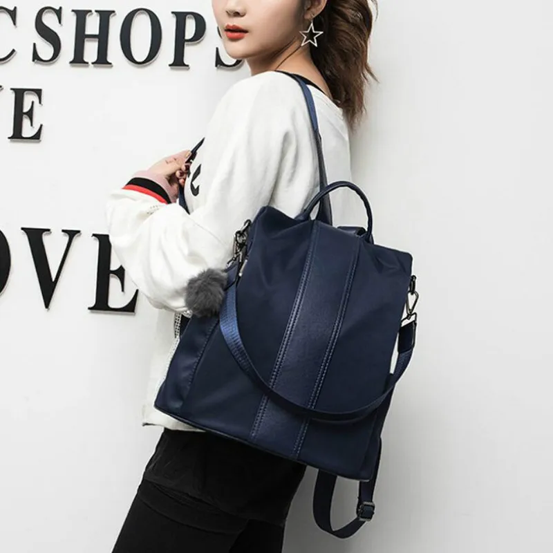 Женский рюкзак с защитой от кражи модная новинка 2019 из искусственной кожи