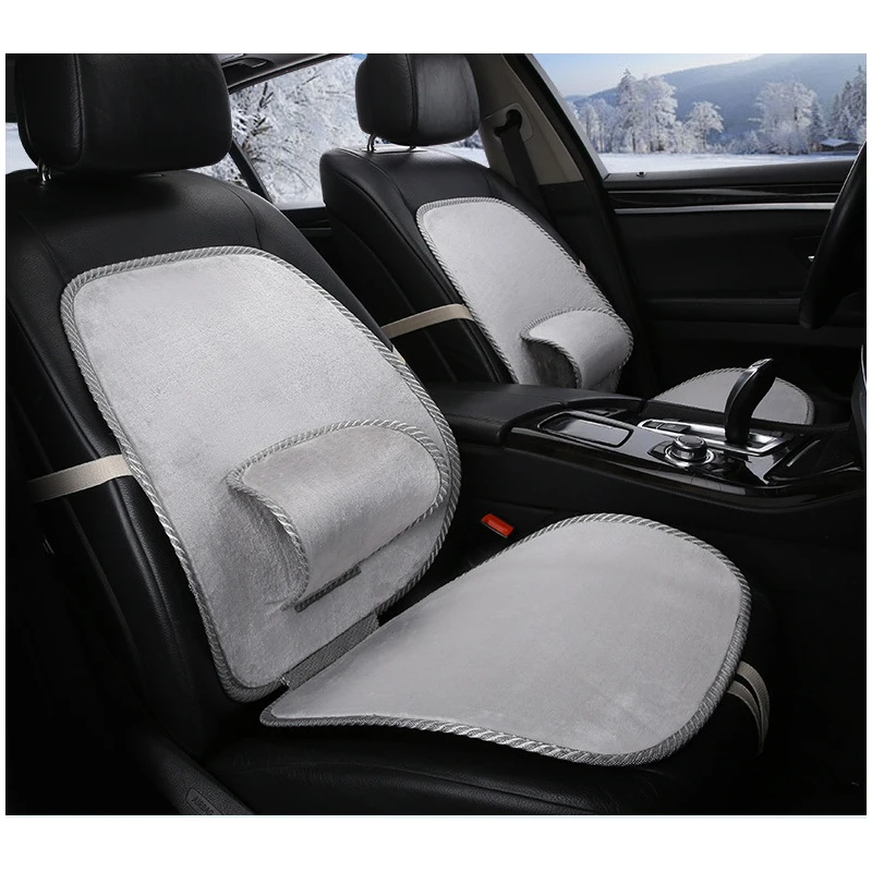 

Car Seat Cover Universal Size Car seat lumbar support Warm winter car cushion car cushion plush cushion car styling