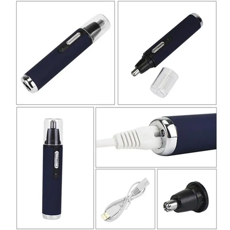 Новый USB Электрический триммер для носа и ушей мужские женские Уход за лицом