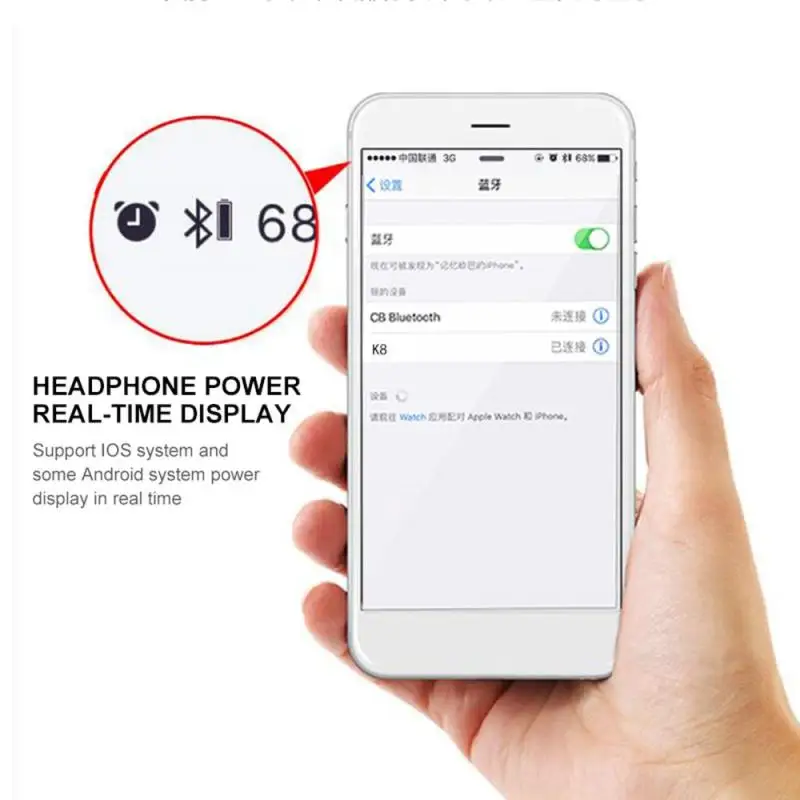 Bluetooth-гарнитура K8 для бизнеса беспроводные наушники с Bluetooth 4 1 шумоподавлением