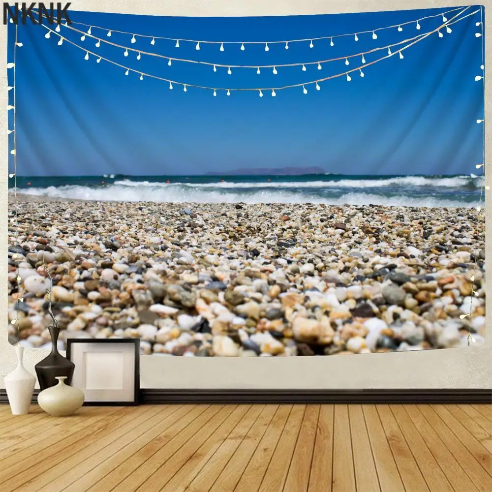 

NKNK Brand Natural Tapestry Beach Tenture Mandala Harajuku Home Tapestrys Landscape Rug Wall Wall Hanging Boho decor Hippie