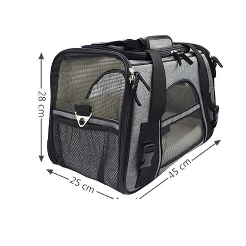Сумка-переноска для домашних питомцев воздухопроницаемая дорожная сумка
