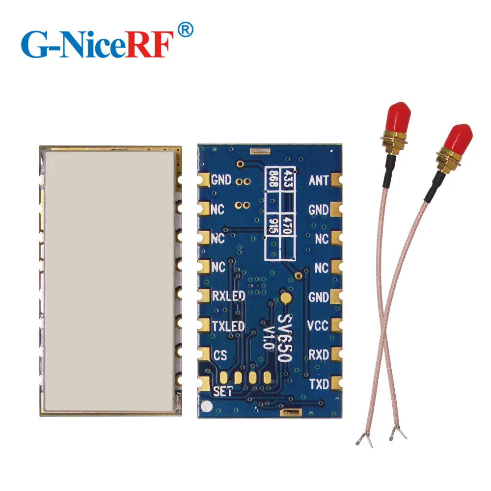 Модуль беспроводного цифрового приемопередатчика 2 шт./лот SV650 TTL 433 МГц