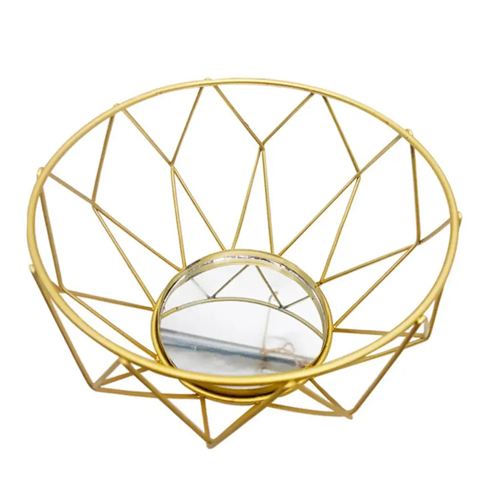 AsyPets золотой цвет зеркальная поверхность подсвечник геометрической формы