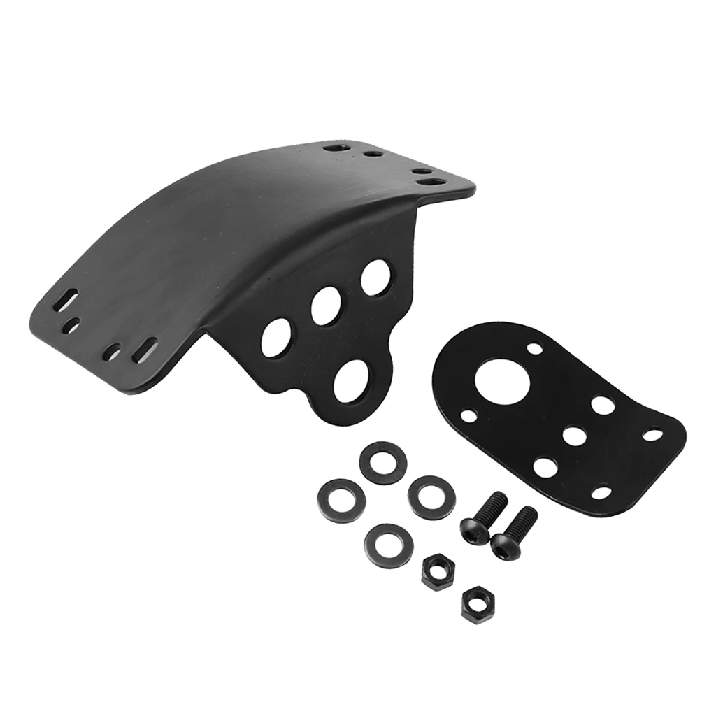 

3/4'' Motorcycle Side Mount License Plate Bracket Universal Compatible for Chopper Bobber Harley Honda Yamaha