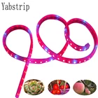 Водонепроницаемая светодиодная фитолампа полного спектра для выращивания растений, 60 светодиодный одов, 5050 В переменного тока, IP67