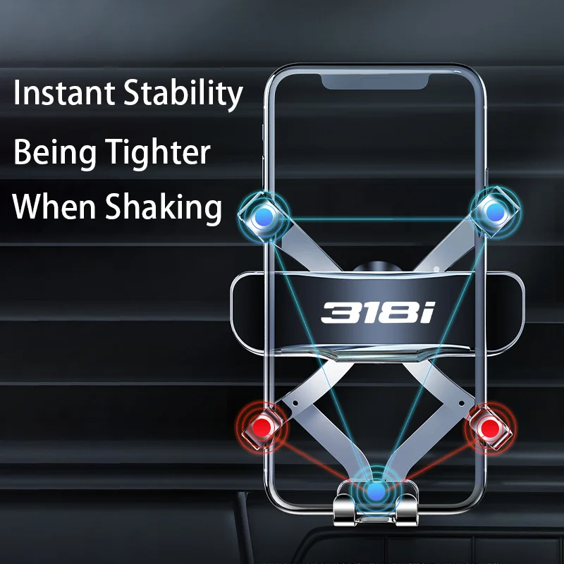 Car Phone Holder Metal Auto Air Outlet Mobilephone GPS For BMW 340d 335d 330d 328d 325d 320d 318d 316d 340i 335i