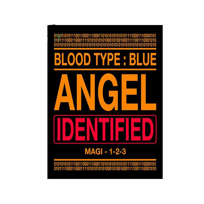 

Evangelion Angel Identified Car Stickers Personality Motorcycle Surfboard Decal VAN Car Scratches Waterproof PVC Assessoires