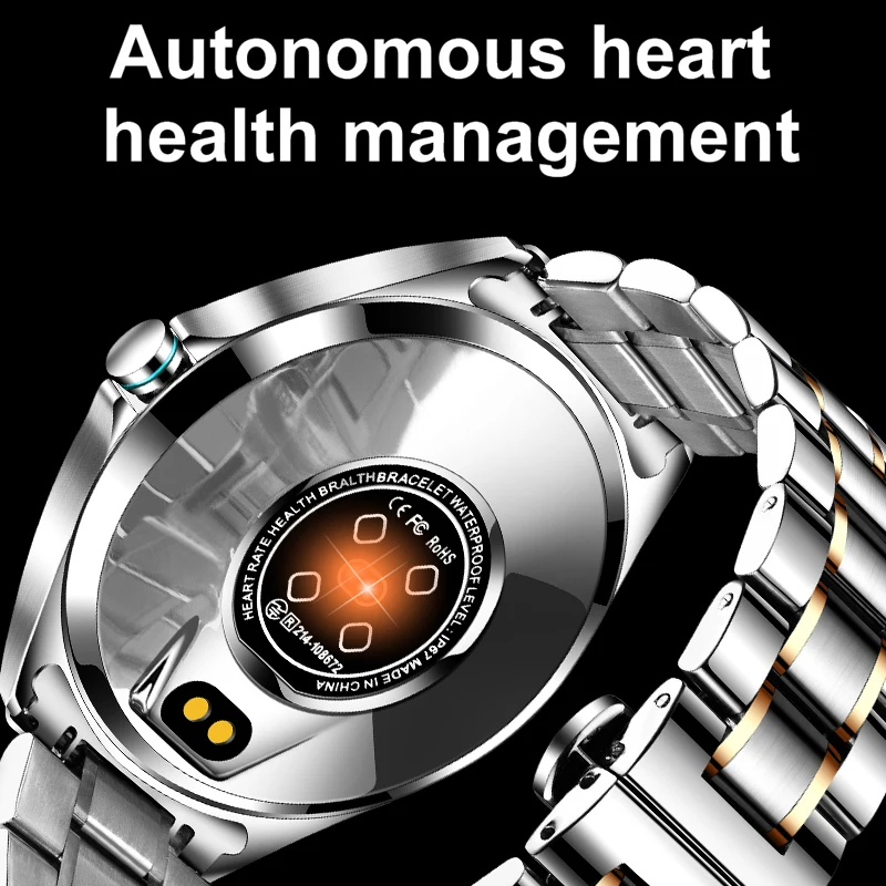 

LIGE Smart Watches Men's smartwatch IP68 Waterproof Sports Fitness Watch Men for Heart Rate Blood Pressure Android ios reloj