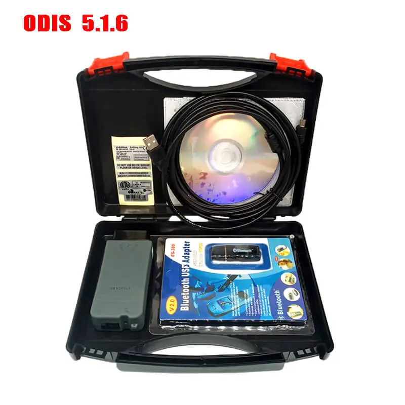 VAS5054A ODIS 5.1.6 полный чип Bluetooth с OKI Buzzer Vag Диагностический инструмент Vas 5054A для VW/Audi