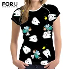 Футболки с коротким рукавом и круглым вырезом для подростков