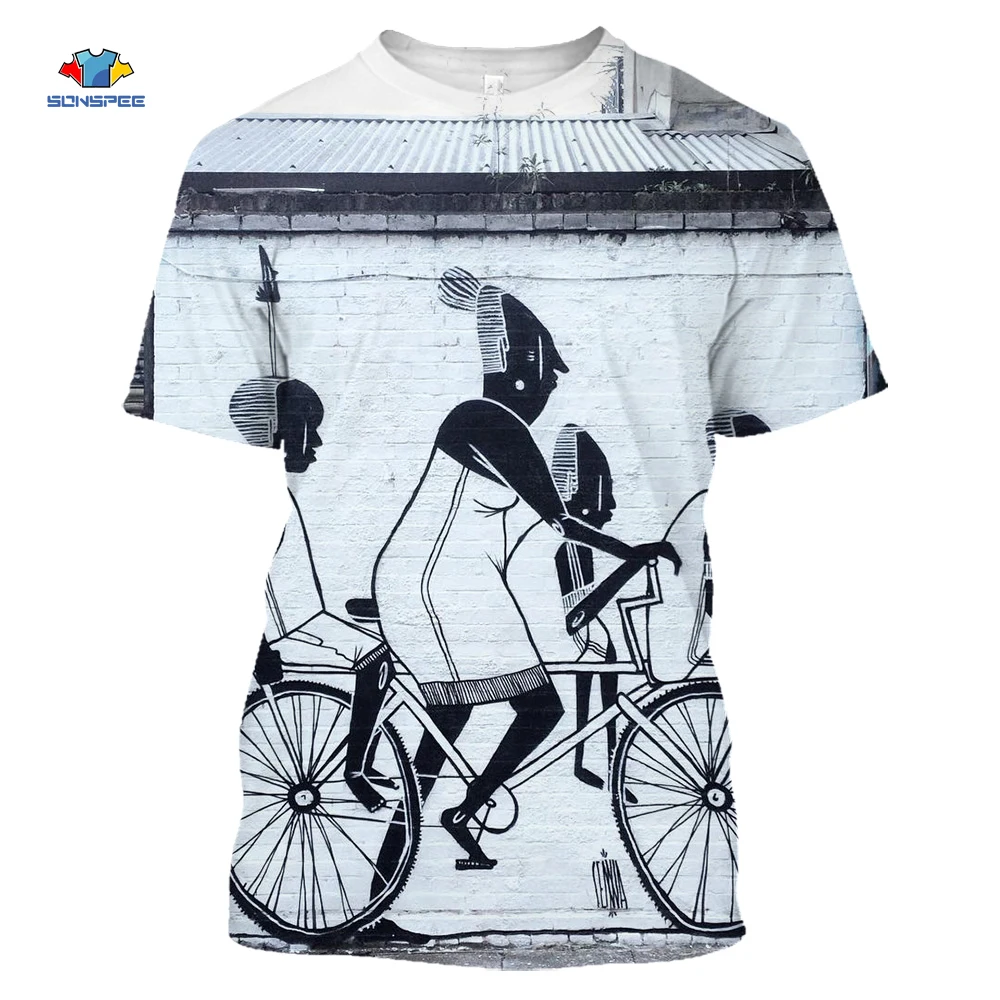 

SONSPEE Summer 2021 Men Graffiti Street Art Casual Unisex 3D Print Tee Top Pullover Harajuku T-shirt Novelty Streetwear Fashion