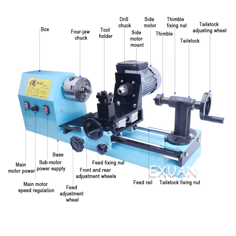 

Multifunctional Buddha beads machine wooden bead machine bracelet Bodhi machine tool woodworking lathe small household