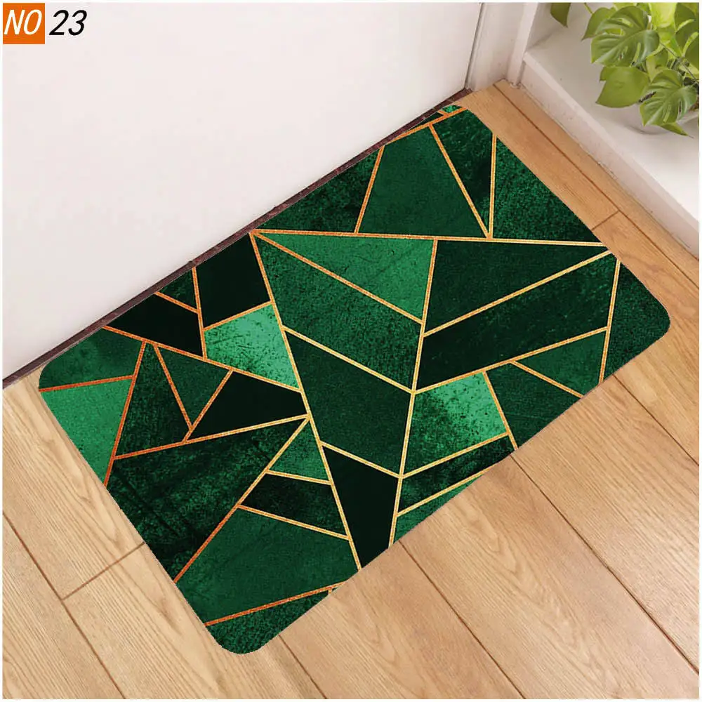 Противоскользящий коврик для ванной OIMG напольный 3D двери с геометрическим