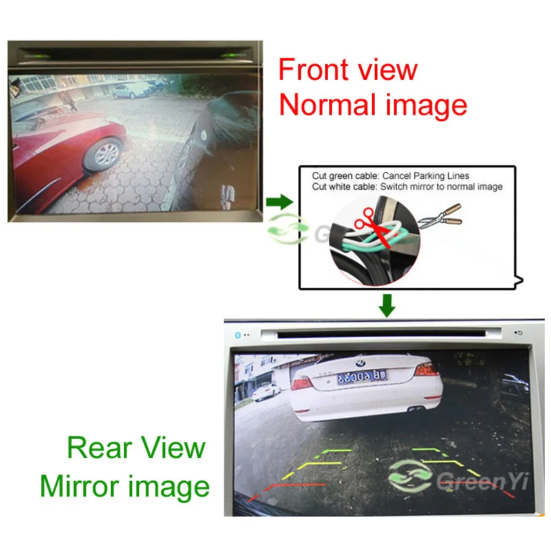 

Car Rear View Camera Car Parking Rear View Reverse 170 Night Vision Waterproof
