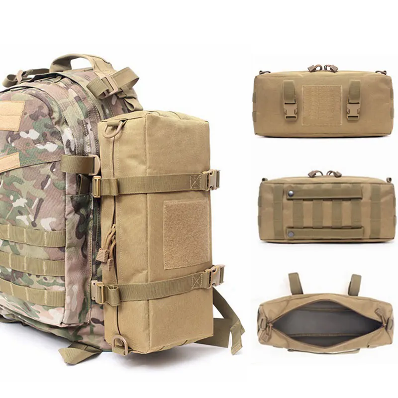 Military Tactical Backpack Army Molle System Shoulder Bag Outdoor Camping Hiking Nylon EDC Waist Pack Hunting Accessories | Спорт и