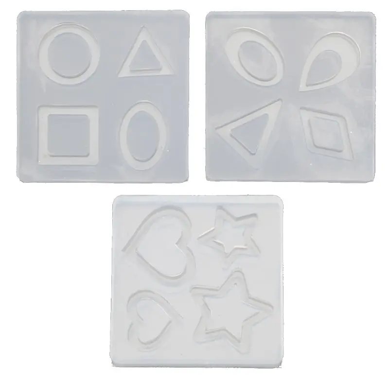 

Силиконовая акриловая Форма для сережек, ожерелий, подвесок, форма для литья из смолы, изготовление ювелирных изделий