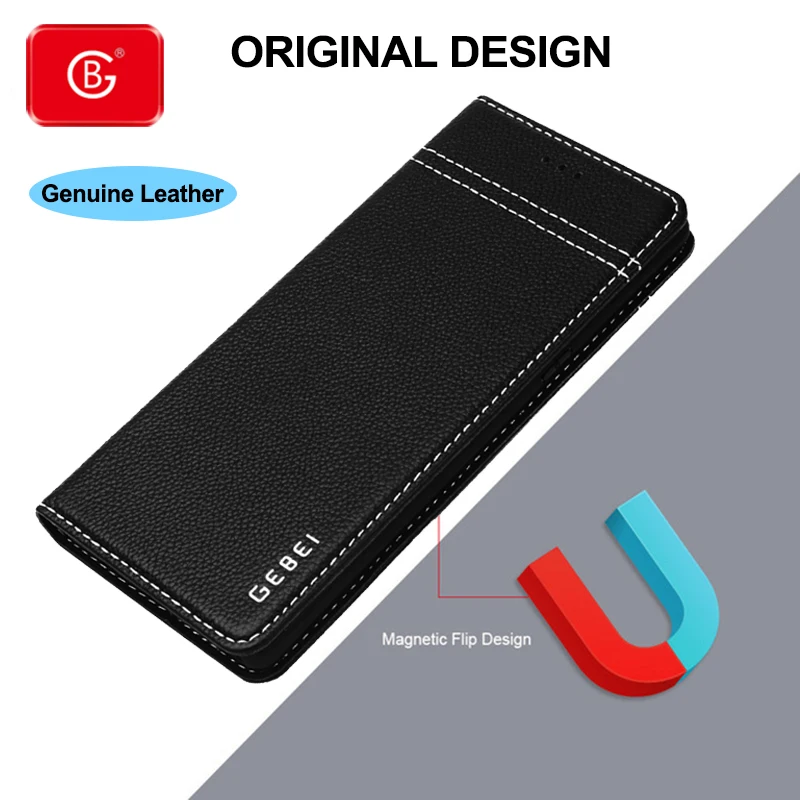 Чехол бумажник из натуральной кожи для iPhone 11 Pro X XS Max XR роскошный Магнитный