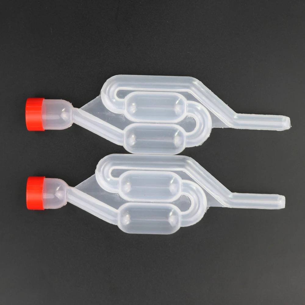 

Water Seal Exhaust One way Home Brew Wine Fermentation Airlock Sealed Plastic Air Lock Check Valve Water Sealed Valves