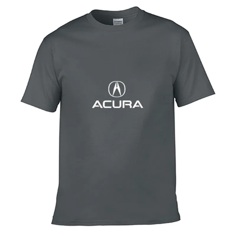 

Men's summer ACURA car LOGO pure cotton printing sports leisure sweat-absorbent comfortable leisure short-sleeved F1