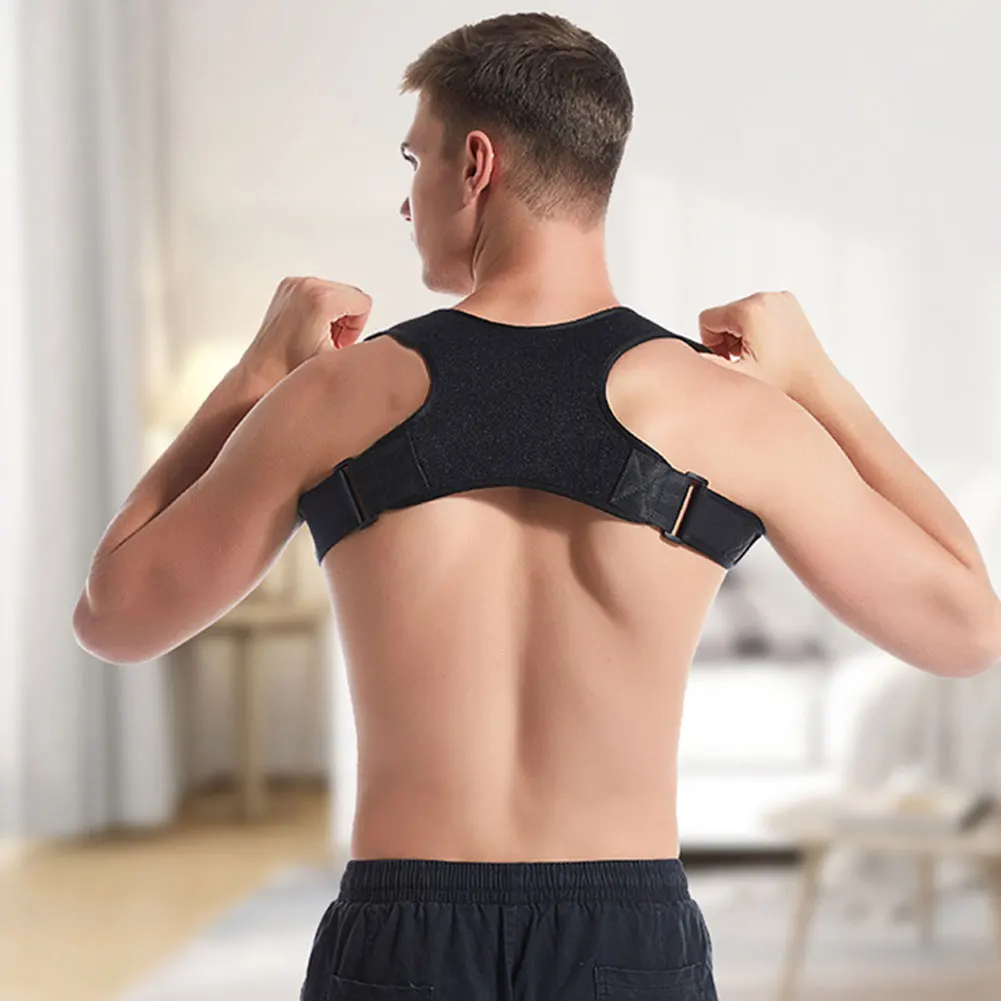 

Posture Corrector Spine Back Shoulder Support Corrector Band Adjustable Brace Correction Humpback Back Pain Relief