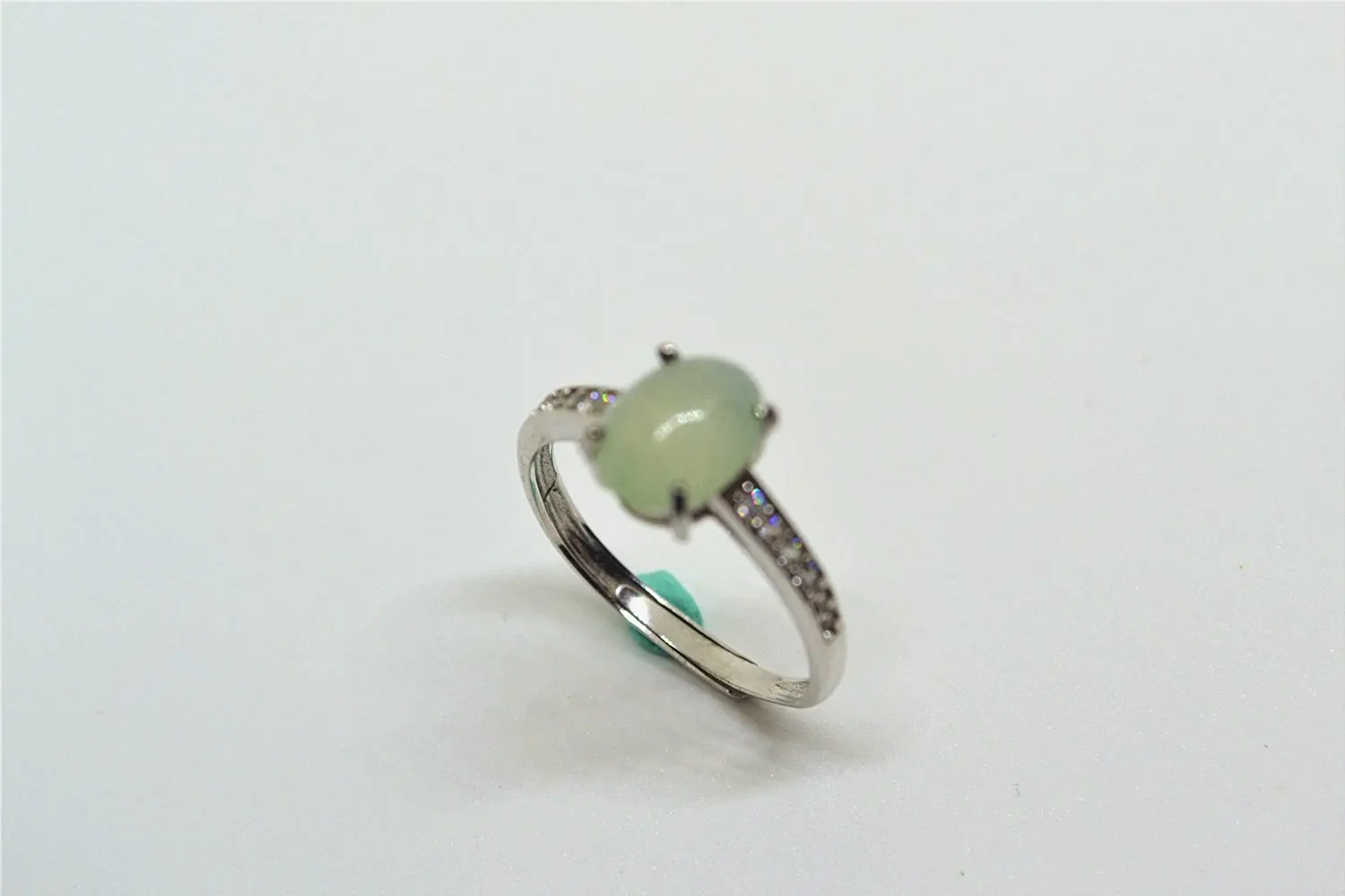 

LETSFUN Fine Jewelry 925 Sterling Silver Inlaid Natural Emerald Ring Noble Gifts Free Shipping